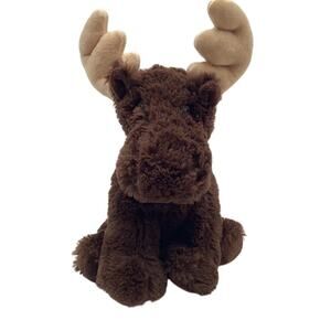 Small Brown‎ Plush Moose Stuffed Animal